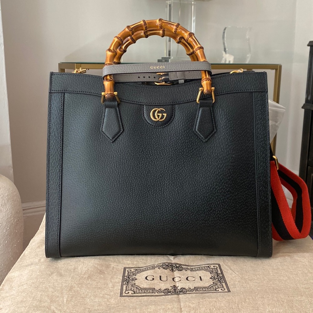 Gucci Diana Medium Tote - Black